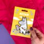 Moomin Moomintroll Drawing Sew On Patch, thumbnail 1 of 2