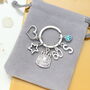 Personalised Milestone Birthday Keyring, 18th, 21st, 30th, 40th, 50th, 60th, 70th, thumbnail 5 of 11