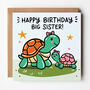 Big Sister Birthday Card From Little Sister/Brother, thumbnail 2 of 5