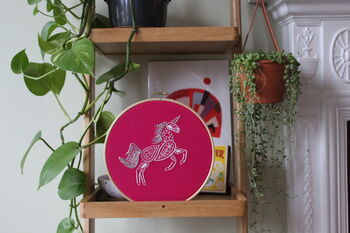 Unicorn Embroidery Kit, 6 of 8