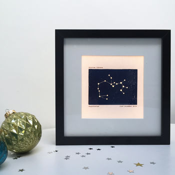 Personalised Star Sign Constellation Light Box, 7 of 12