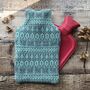 Soft Knitted Hot Water Bottle Nature Inspired, thumbnail 4 of 7