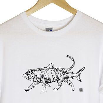 Tiger Shark Unisex T Shirt, 9 of 10