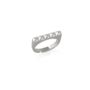 Pyramid Adjustable Sterling Silver Ring, thumbnail 6 of 6