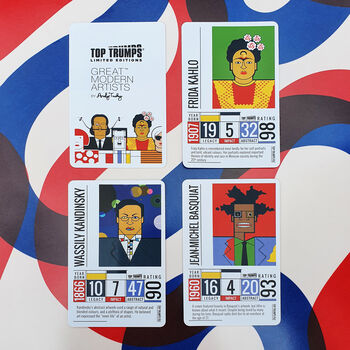 Great Modern Artists Top Trumps, 5 of 7
