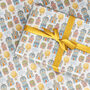 Yellow New Home Wrapping Paper, thumbnail 1 of 3