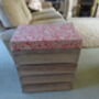 Vintage Style Double Crate Seat With Three Inch Cushion, thumbnail 8 of 9