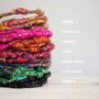 Recycled Sari Silk Fairy Light String, thumbnail 8 of 12