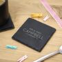 Personalised Natural Slate Coasters For Home, thumbnail 1 of 5