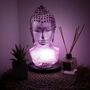 Glowing Buddha Head Lamp With Stand, thumbnail 1 of 9