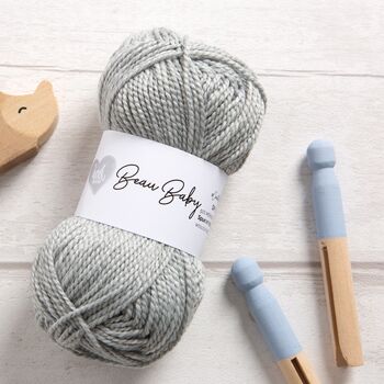 Lilly Cardigan Baby Knitting Kit, 7 of 11