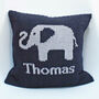 Personalised Knitted Elephant Cushion, thumbnail 10 of 12