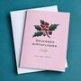 December Birth Flower Holly Card, thumbnail 1 of 2