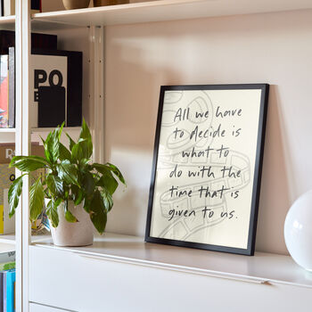 Personalised Movie Quote Print – Custom Film Lines Poster, 2 of 10