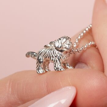 Personalised Shih Tzu Sterling Silver Necklace, 2 of 10