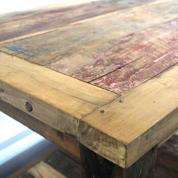Recycled Teakwood Dinning Table, 5 of 5