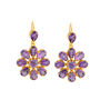 Amethyst Dangle Earrings, thumbnail 2 of 4