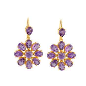 Amethyst Dangle Earrings, 2 of 4