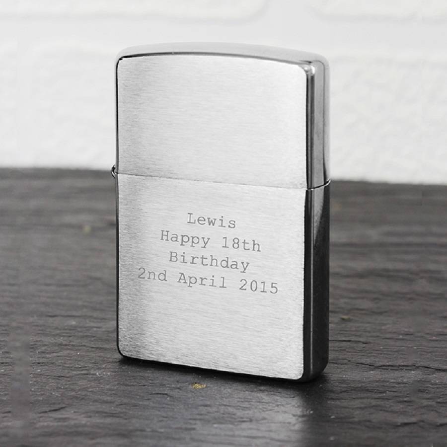 Personalised Zippo Lighter USA