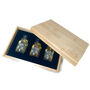 Whisky Tasting Gift Box – Three 3cl Drams In A Real Wood Box Optional Engraving, thumbnail 1 of 4