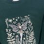 Gold Garden Fairy Embroidered Sweatshirt, thumbnail 4 of 6