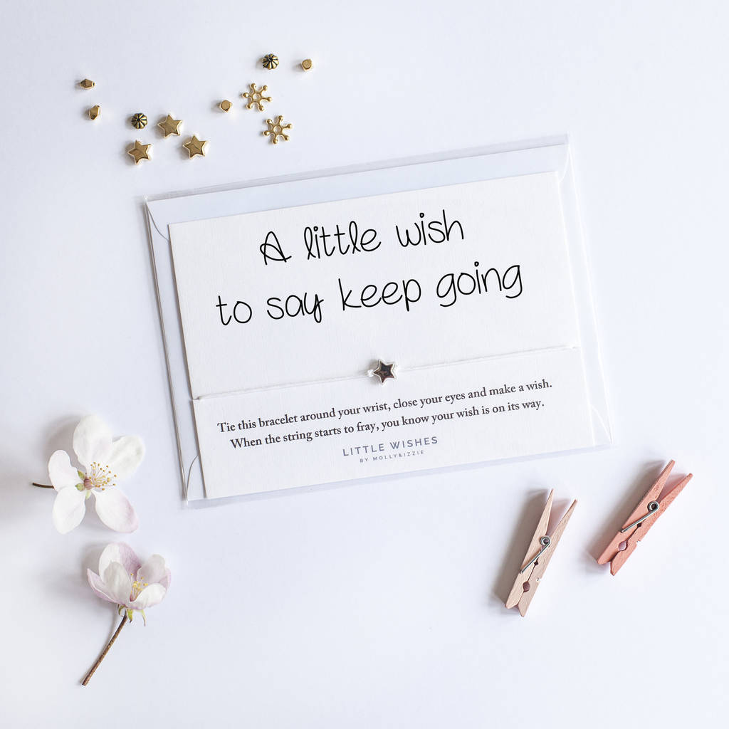 A Little Wish Bracelet Keep Going Gift By By Molly&Izzie ...