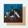 Black And White 'Jazz' Cat Greetings Card, thumbnail 1 of 5