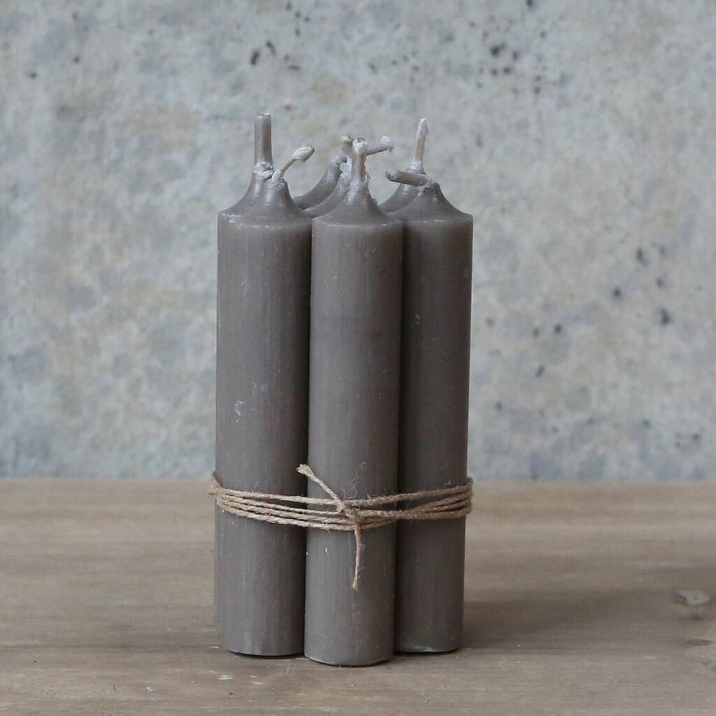 Glass Bottle Candle Holder With Zinc Lid By Attic Room