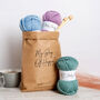 Rainbow Unicorn Christmas Baubles Intermediate Knitting Kit, thumbnail 8 of 8