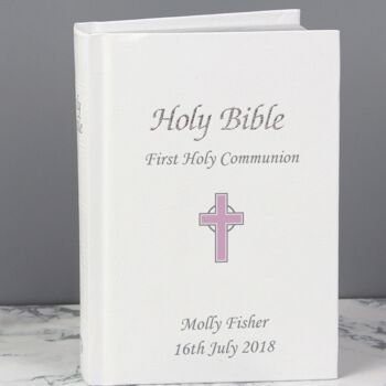 Personalised Bible With Cross, 6 of 6