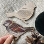 Christmas Wooden Decoration Pick N' Mix Birds And Hugs, thumbnail 2 of 11
