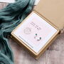 Personalised Birthstone Star Earring Gift Box, thumbnail 3 of 11