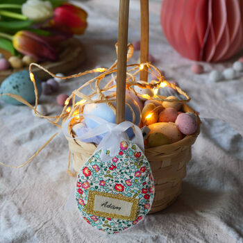 Personalised Liberty Print Egg Decoration, 8 of 11