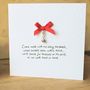 Personalised Keepsake Card With Silver Shell Charm, thumbnail 1 of 5