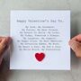 My Everything Crochet Heart Valentine's Day Card, thumbnail 1 of 3