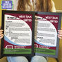 Years Of Being An Iron Print Birthday Gift For West Ham Fan, thumbnail 6 of 7