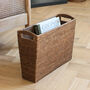 Marbury Brown Rattan Magazine Basket, thumbnail 1 of 4