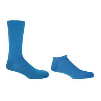 Classic Blue Luxury Crew And Trainer Men’s Socks Bundle, 2 of 6