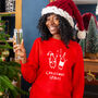 'Christmas Spirits' Funny Christmas Jumper Sweatshirt, thumbnail 1 of 10