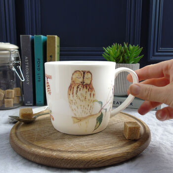 Tawny Owl Bone China Mug, 6 of 12