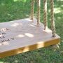 Large Personalised Porch Swing, thumbnail 2 of 5