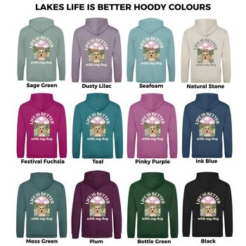 Personalised Life Is Better Dog Lover Hoody, 4 of 12