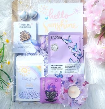 Hello Sunshine Butterfly Cheer Up Box | Pick Me Up Care Package | Birthday, 6 of 12