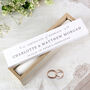 Personalised Wedding Wooden Certificate Holder, thumbnail 1 of 4