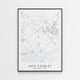 New Forest National Park Map Print, thumbnail 1 of 4