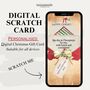 Personalised Christmas Gift Digital Scratchcard, thumbnail 1 of 2