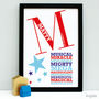 Personalised New Baby Words Framed Print, thumbnail 5 of 6