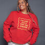 Only Here For The Cheese Christmas Sweatshirt, thumbnail 2 of 5