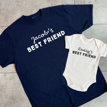 Personalised Daddy And Me Best Friend T Shirt, 2 of 3