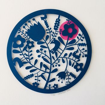 Flowers Limited Edition Paper Cut, 2 of 4